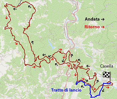 Marathon dell'Appenino MTB - Tracciato di gara