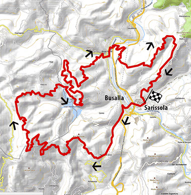 Gran Fondo dell'Appenino MTB - Tracciato di gara